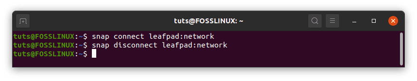 Snap CLI permissions
