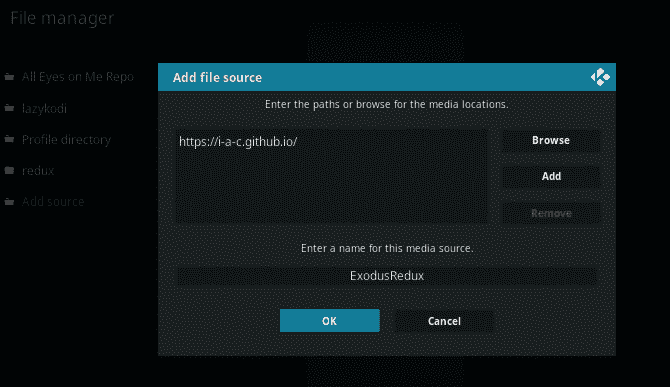 Exodus Redux file source