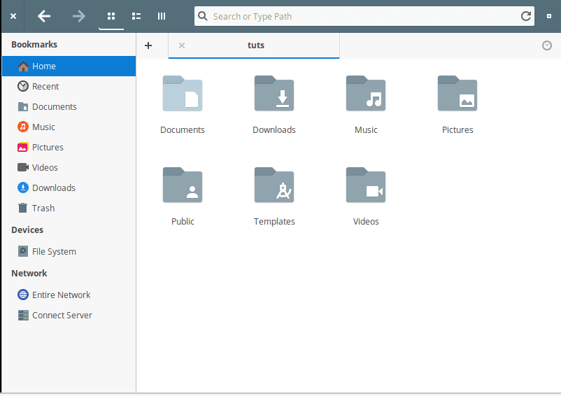 home folder before unhiding the hidden files