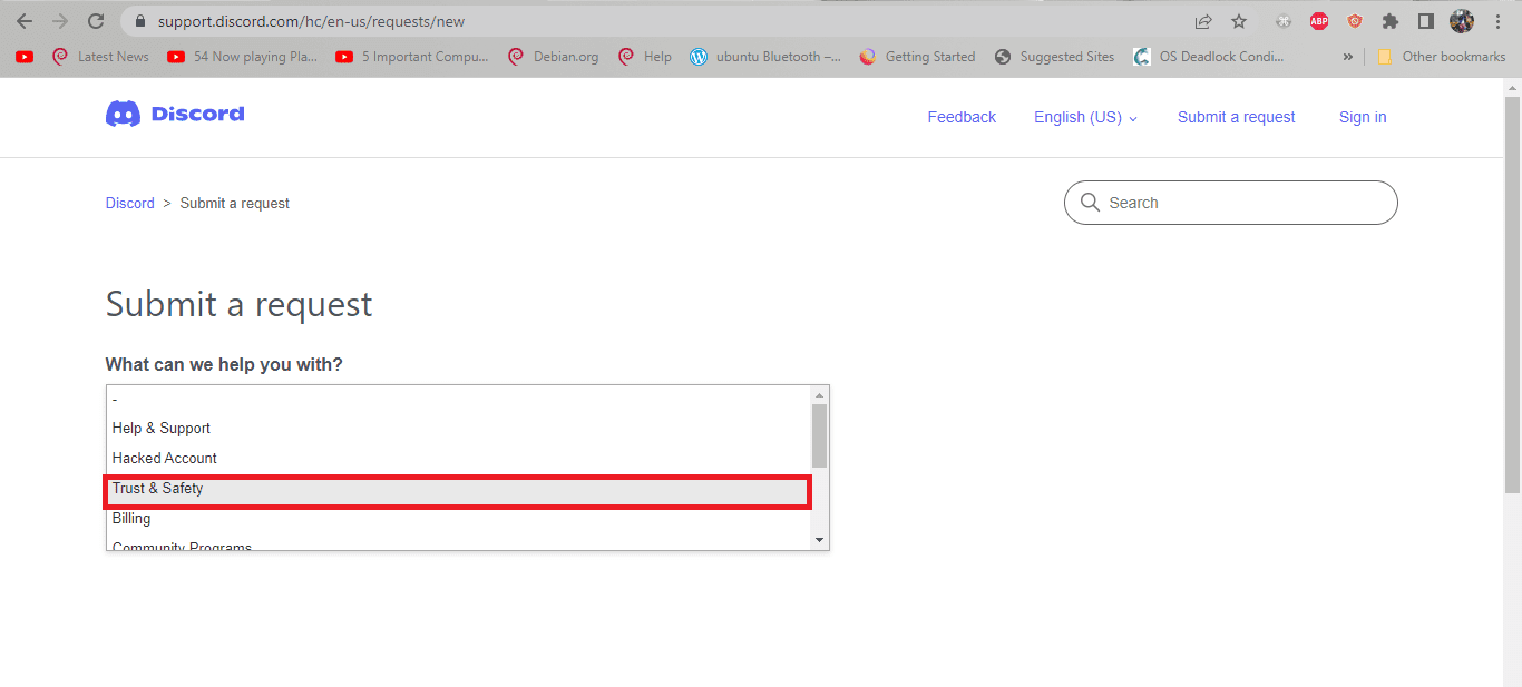 select trust & safety