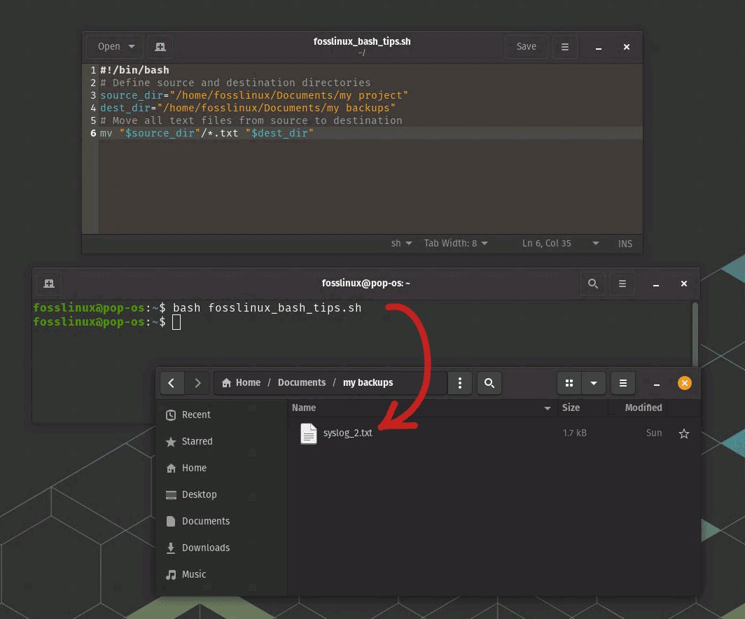 apply double quotes to variables example