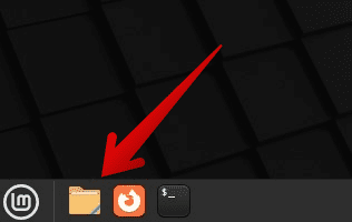 Opening the file manager