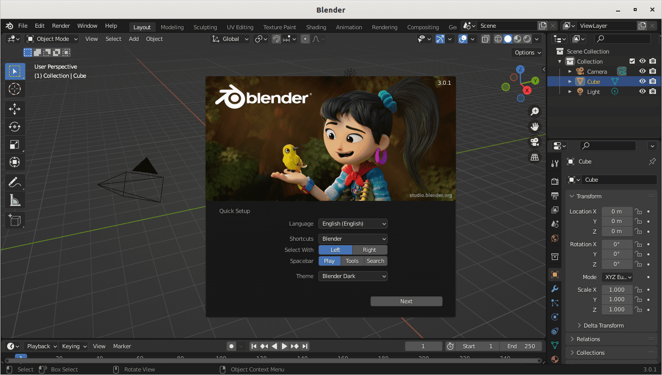launch blender