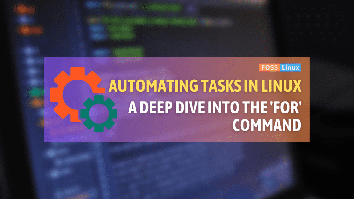 a deep dive into the 'for' command