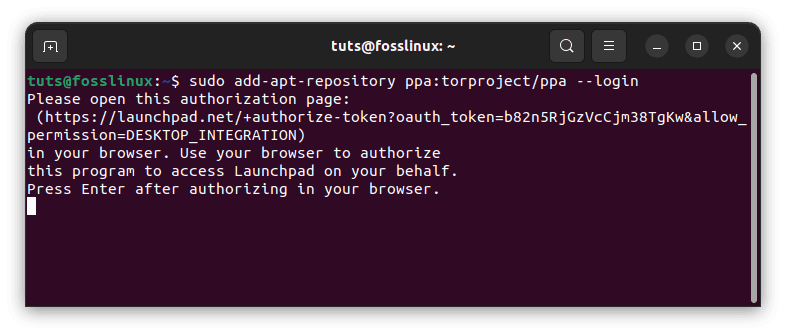 add tor repository