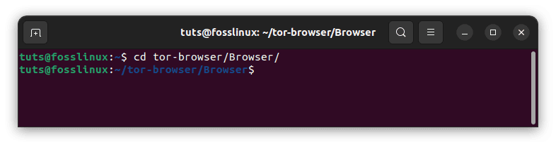 navigate into the browser directory