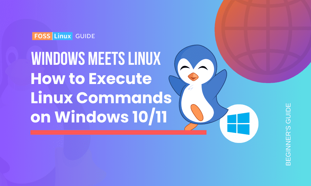 Run Linux commands from cmd.exe prompt in Windows 10