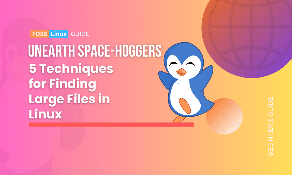 5 ways to find large files in linux