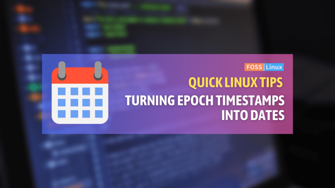 convert timestamp to date in linux